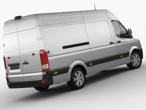 hyundai h350 panel van 2015 3D Model
