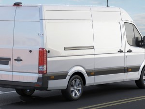 hyundai h350 panel van 2015 3D-Modell