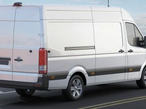 hyundai h350 panel van 2015 3D Model