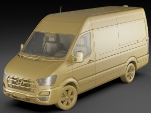 hyundai h350 panel van 2015 3D-Modell