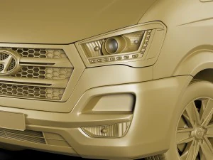 hyundai h350 panel van 2015 3D Model