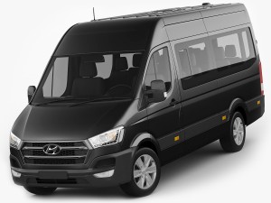 hyundai h350 bus 2015 3D Модель