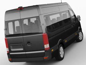 hyundai h350 bus 2015 3D Model