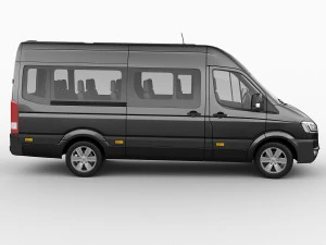 hyundai h350 bus 2015 3D Model