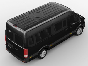 hyundai h350 bus 2015 3Dモデル