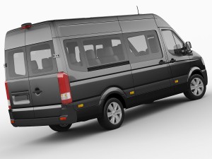 hyundai h350 bus 2015 3Dモデル