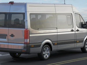 hyundai h350 bus 2015 3D Model