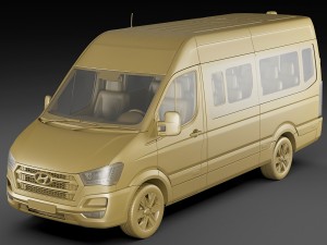hyundai h350 bus 2015 3Dモデル