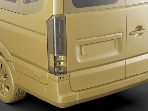 hyundai h350 bus 2015 3Dモデル