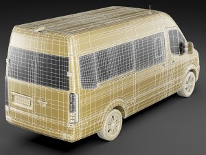 hyundai h350 bus 2015 3Dモデル