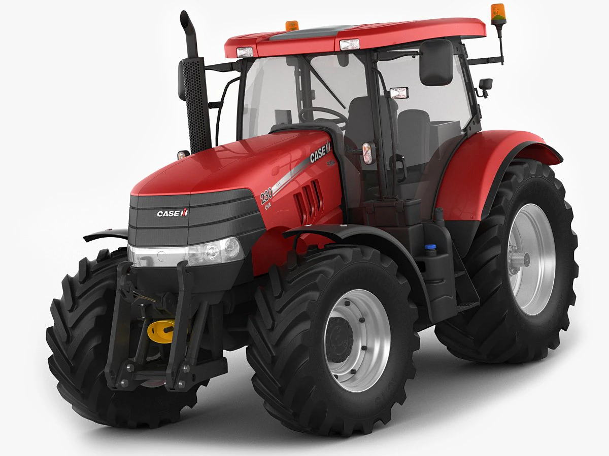 trator case ih puma Modelo 3D .c4d .max .obj .3ds .fbx .stl .blend 