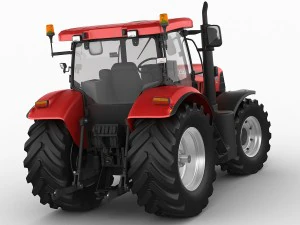 trator case ih puma Modelo 3D