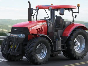 trator case ih puma Modelo 3D