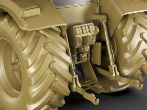 trator case ih puma Modelo 3D