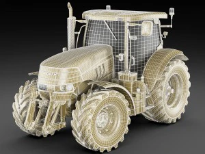 trator case ih puma Modelo 3D