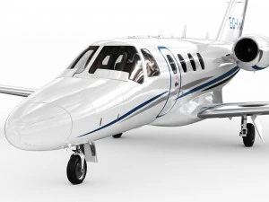 cessna 525 cj1 citation jet 3D Model
