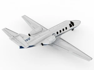 cessna 525 cj1 citation jet 3D Model