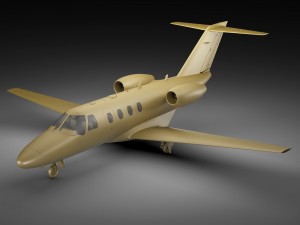 cessna 525 cj1 citation jet 3D Модель