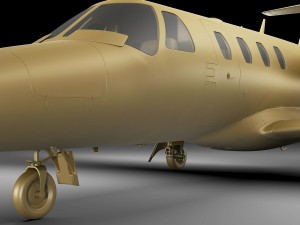 cessna 525 cj1 citation jet 3D Модель