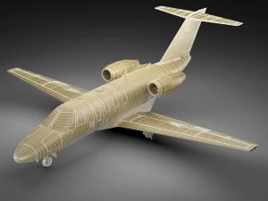 cessna 525 cj1 citation jet 3D Model