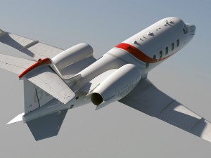 bombardier learjet 60 Model 3D