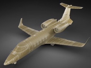 bombardier learjet 60 Model 3D