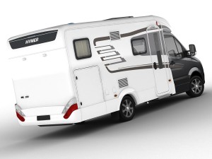 hymer ml-t 580 motorhome Modelo 3D