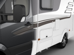 hymer ml-t 580 motorhome Modelo 3D