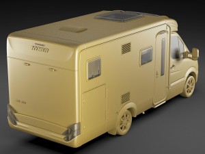 hymer ml-t 580 motorhome Modelo 3D