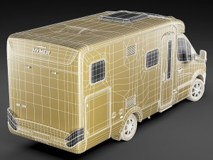 hymer ml-t 580 motorhome Modelo 3D