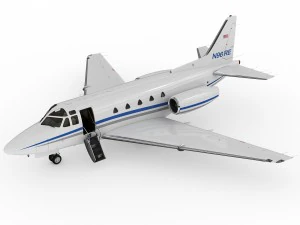 sabreliner 60 - 65 with interior 3D Model
