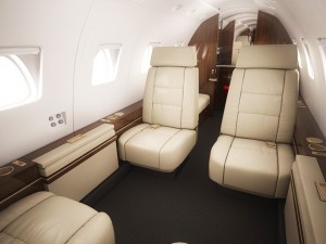 sabreliner 60 - 65 with interior 3D Model