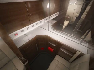 sabreliner 60 - 65 with interior 3D Model