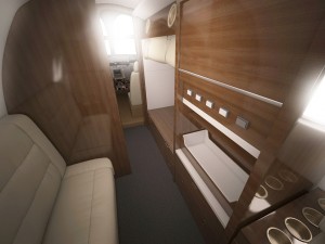 sabreliner 60 - 65 with interior 3D Model
