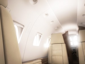 sabreliner 60 - 65 with interior 3D Model