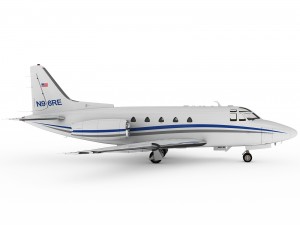 sabreliner 60 - 65 with interior 3D Model