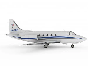 sabreliner 60 - 65 with interior 3D Model