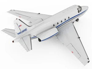 sabreliner 60 - 65 with interior 3D Model