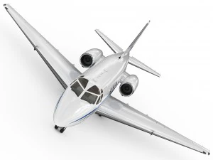 sabreliner 60 - 65 with interior 3D Model