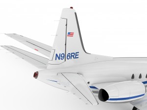 sabreliner 60 - 65 with interior 3D Model