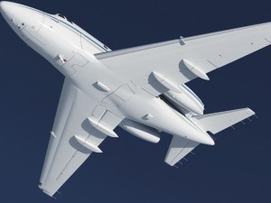 sabreliner 60 - 65 with interior 3D Model