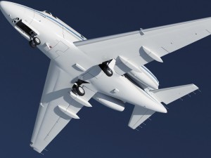 sabreliner 60 - 65 with interior 3D Model