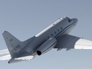 sabreliner 60 - 65 with interior 3D Model