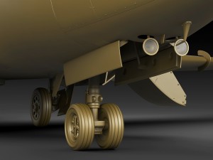 sabreliner 60 - 65 with interior 3D Model
