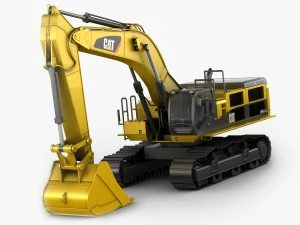 escavatore caterpillar cat 390d Modello 3D