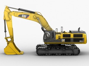 excavator caterpillar cat 390d Modelo 3D