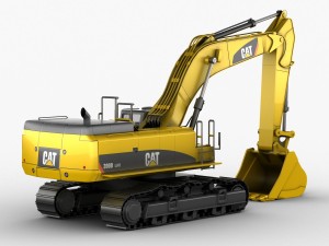 excavator caterpillar cat 390d Modelo 3D