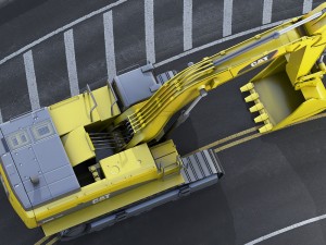 excavator caterpillar cat 390d Modelo 3D