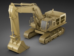 excavator caterpillar cat 390d Modelo 3D