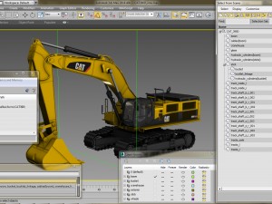 excavator caterpillar cat 390d Modelo 3D